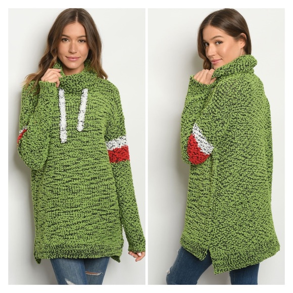 Fluffy Knit Turtleneck Sweater - Picture 3 of 4